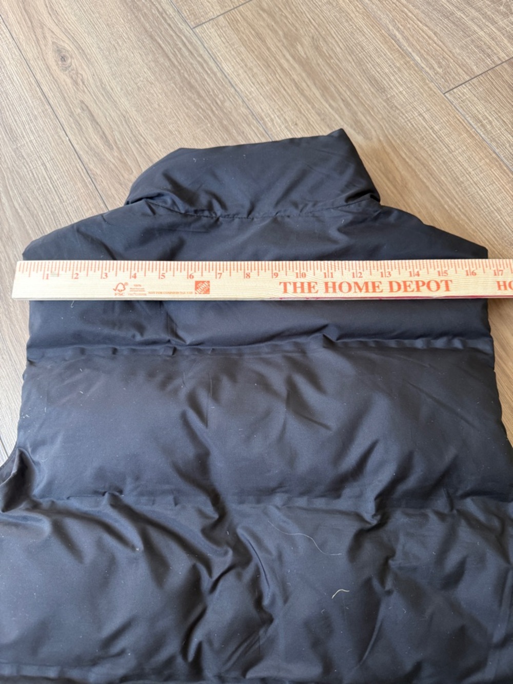 Zara Black Puffer Vest - SZ M - Picture 12 of 12